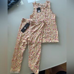 PETITE HAILEY VINTAGE 4 TUTU SET floral matching set size 6